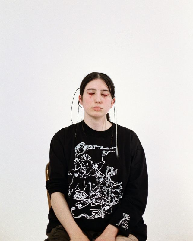 Portrait, Ciclo x Zoel, eyes closed